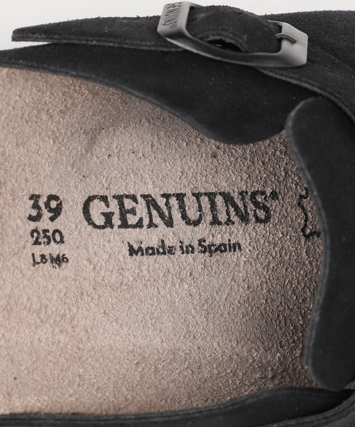 GENUINS(ジェニュインズ)の「【WEB+一部店舗限定】GENUINS / ジェニュインズ RIVA VELOUR(スリッポン・レディース・ベージュ系その他/ブラック・25cm/24cm/23cm)」の11枚目の写真