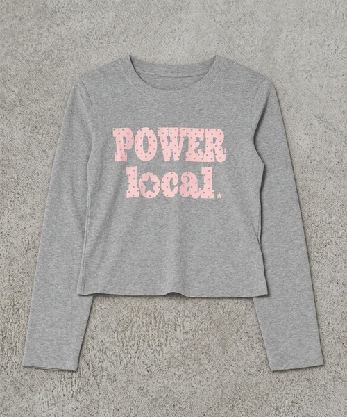 SPINNS(スピンズ)の「長袖カットソー/ドットロゴ/韓国ガーリー(Tシャツ/カットソー・レディース・ネイビー/オフホワイト/グレー・ONESIZE)」の11枚目の写真