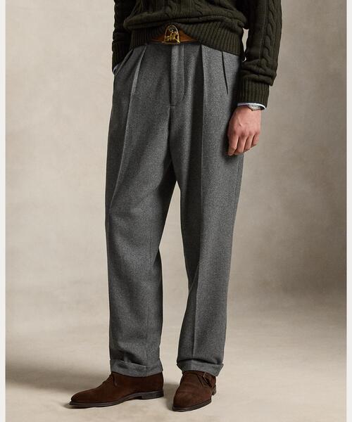 POLO RALPH LAUREN（ポロ ラルフ ローレン）の「Suffield リラックス フィット フランネル パンツ（スラックス・メンズ・グレー系・36/32/34/32/32/32/30/30/28/30）」の7枚目の写真