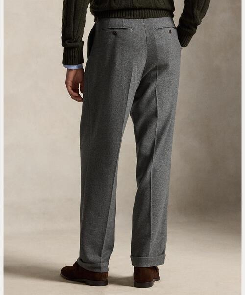 POLO RALPH LAUREN（ポロ ラルフ ローレン）の「Suffield リラックス フィット フランネル パンツ（スラックス・メンズ・グレー系・36/32/34/32/32/32/30/30/28/30）」の2枚目の写真