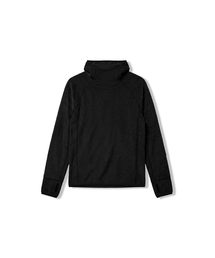 [シティレジャー] メッシュフリースフード付き長袖Tシャツ (7色)