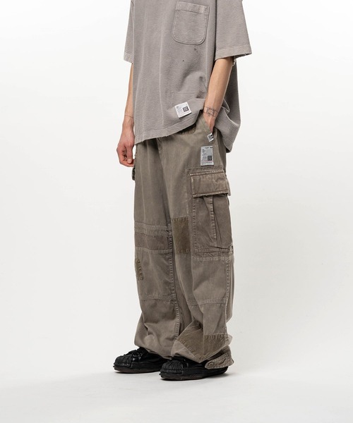 MIHARAYASUHIRO（ミハラヤスヒロ）の「【Maison MIHARAYASUHIRO / メゾンミハラヤスヒロ】REPAIR CARGO TROUSERS（カーゴパンツ・メンズ・ライトグレー・46/44）」の3枚目の写真