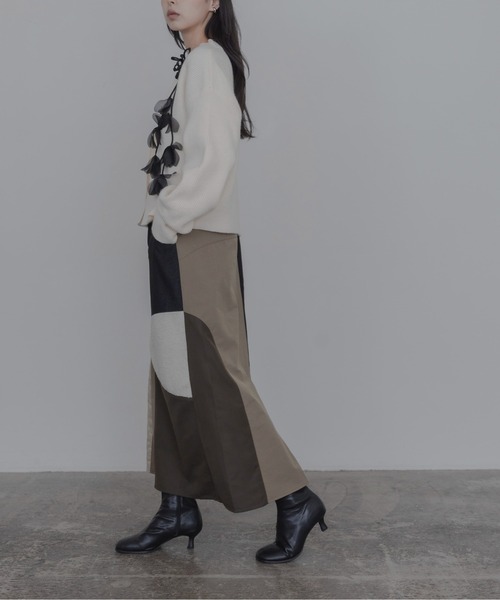 Eimee Law(エイミーロウ)の「5TEXタイトスカート(スカート・レディース・インディゴブルー/ブラック/ライトブラウン・MEDIUM)」の20枚目の写真
