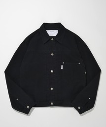ツイル × メッシュ トラッカージャケット Biowash twill × mesh trucker jacket