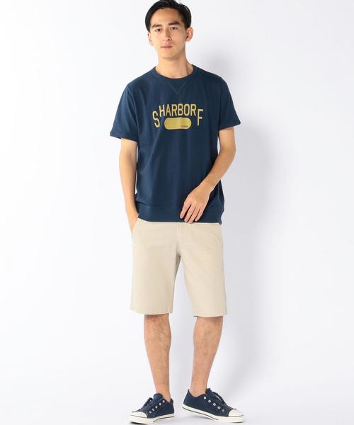 coen（コーエン）の「ガゼットスラブカレッジプリントTシャツＣ（Tシャツ/カットソー・メンズ・ネイビー/ブラック/ホワイト・MEDIUM/LARGE/X-LARGE/SMALL）」の7枚目の写真