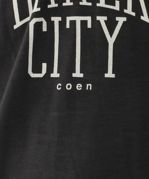 coen（コーエン）の「ガゼットスラブカレッジプリントTシャツＣ（Tシャツ/カットソー・メンズ・ネイビー/ブラック/ホワイト・MEDIUM/LARGE/X-LARGE/SMALL）」の11枚目の写真