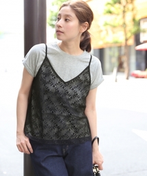 LEPSIM | Vネックキャミソール　727049(キャミソール)