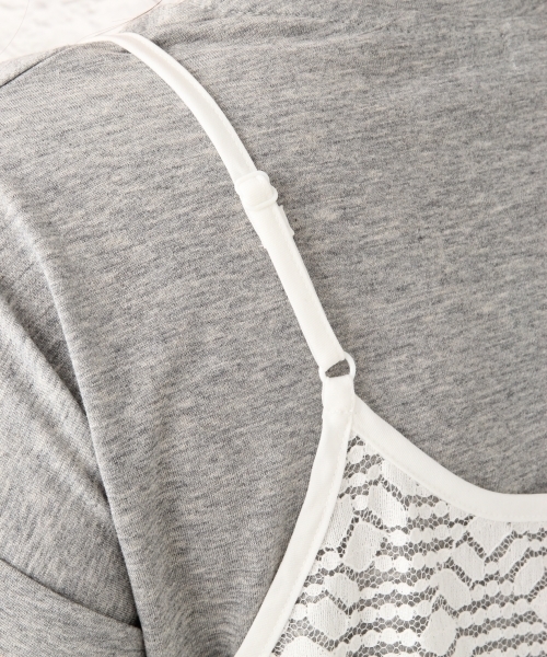 LEPSIM（レプシィム）の「Vネックキャミソール　727049（キャミソール・レディース・アイボリー/ブラック/オフホワイト・FREE）」の13枚目の写真