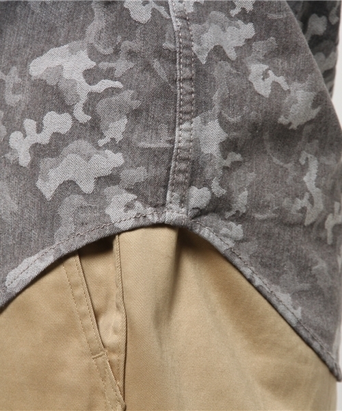 VENCEEXCHANGE(ヴァンスエクスチェンジ)の「ジャガードウェスタンシャツ(シャツ/ブラウス・メンズ・グレー/ブルー・SMALL/MEDIUM/LARGE)」の8枚目の写真