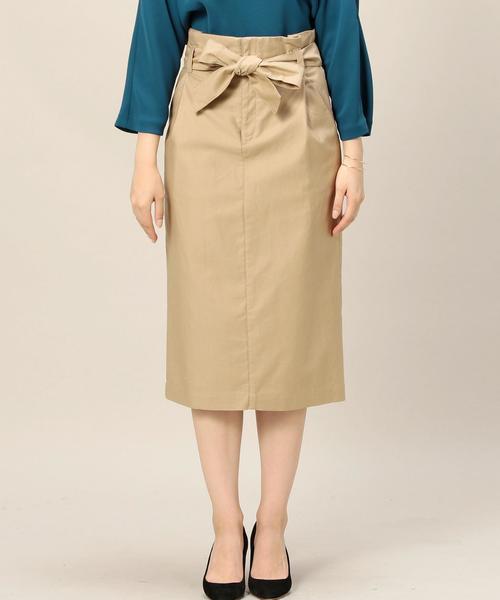 BEAUTY&YOUTH UNITED ARROWS(ビューティーアンドユースユナイテッドアローズ)の「BY モールスキンベルトタイトスカート 2◆(スカート・レディース・ベージュ/オリーブ/ネイビー・MEDIUM/SMALL)」の5枚目の写真