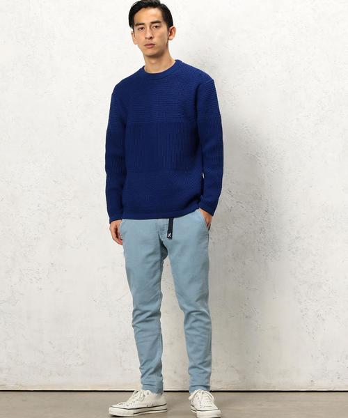 Gramicci（グラミチ）の「■■■別注【WEB限定】 [グラミチ] BC ★★ GRAMICCI ジェギンス スリム パンツ ◆（デニムパンツ・メンズ・ネイビー/ライトブルー・LARGE/MEDIUM/SMALL）」の4枚目の写真