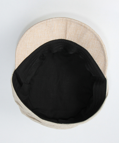 LBC（エルビーシー）の「異素材MIXワークキャップ（キャスケット・レディース・ベージュ/ブラック・ONE SIZE）」の8枚目の写真