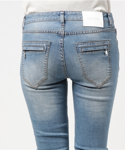 LOVELESS(ラブレス)の「【LOVELESS】WOMENS ライダースキニ―パンツ(デニムパンツ・レディース・ブルー・36/34)」の6枚目の写真