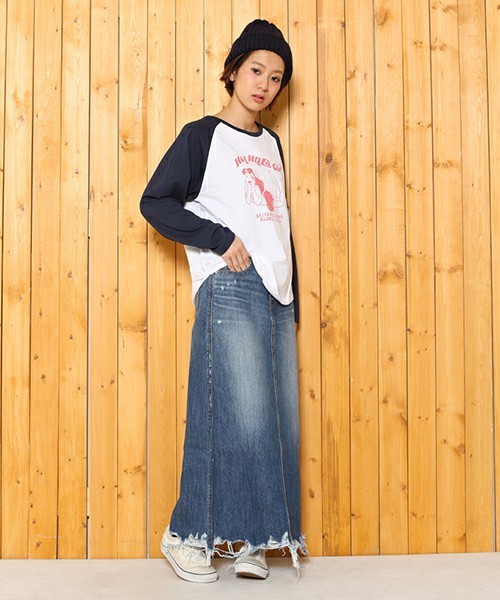 排除する 経営者 プログラム ロデオ クラウンズ デニム ロング スカート Obhcblog Org