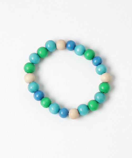 チャイハネ（チャイハネ）の「【チャイハネ】カラフルビーズブレスレット3本セット（ブレスレット・レディース・ブルー/ナチュラル/カラフル・FREE）」の4枚目の写真