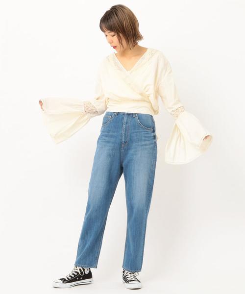 Another Edition（アナザーエディション）の「JAPAN DENIM　テーパードシルエット2 ◆（デニムパンツ・レディース・コバルトブルー・SMALL/MEDIUM/LARGE）」の3枚目の写真