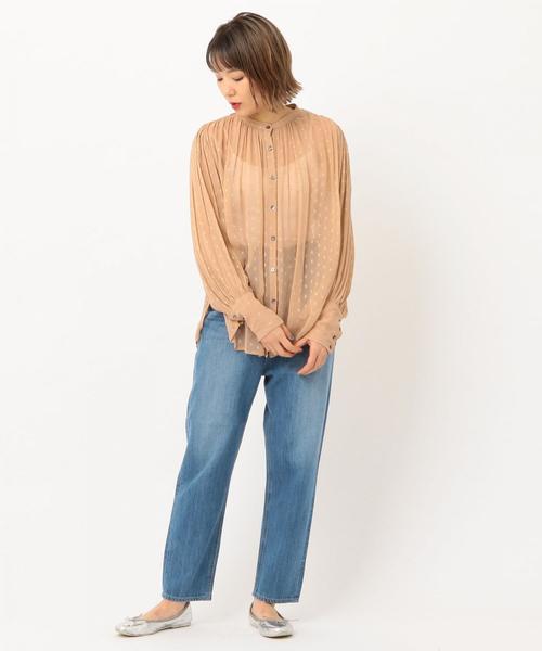 Another Edition（アナザーエディション）の「JAPAN DENIM　テーパードシルエット2 ◆（デニムパンツ・レディース・コバルトブルー・SMALL/MEDIUM/LARGE）」の4枚目の写真