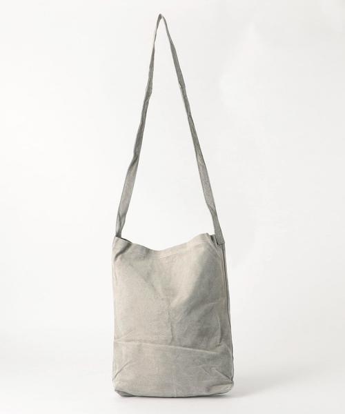 Hender Scheme（エンダースキーマ）の「Hender Scheme(エンダー スキーマ) pg shoulder bag big（ショルダーバッグ・メンズ・ダークグレー/ベージュ/ライトグレー・FREE）」の6枚目の写真