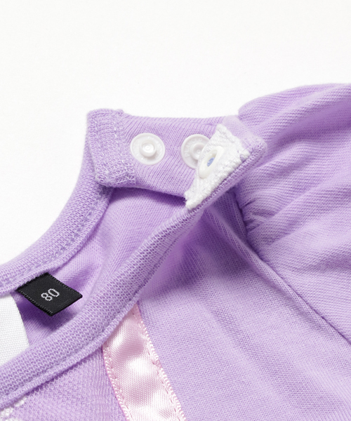 BABYDOLL(ベビードール)の「Disney(ディズニー)なりきるプリンセスワンピース(ベル/ソフィア/白雪姫/アリス/ラプンツェル/シンデレラ)9749K(ワンピース・キッズ・パープル系その他2/その他8/その他10/サックスブルー/イエロー/パープル・90cm/100cm/120cm/80cm/110cm)」の7枚目の写真