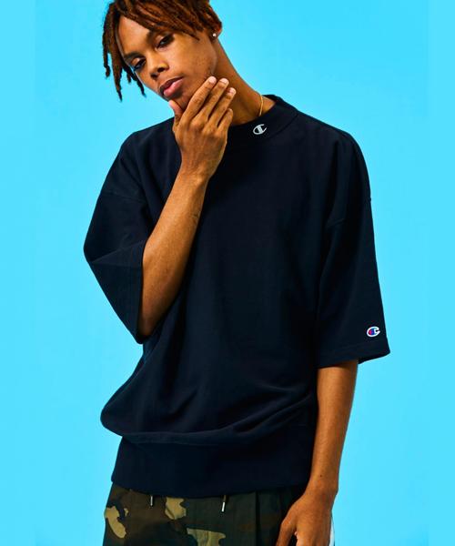 Champion(チャンピオン)の「<Champion × monkey time> REVERSEWEAVE MOCK SSL/Tシャツ ◆(Tシャツ/カットソー・メンズ・ホワイト/ブラック/シャーベット・XX-LARGE/MEDIUM/X-LARGE/LARGE)」の8枚目の写真