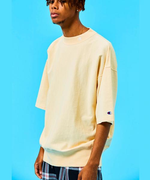 Champion(チャンピオン)の「<Champion × monkey time> REVERSEWEAVE MOCK SSL/Tシャツ ◆(Tシャツ/カットソー・メンズ・ホワイト/ブラック/シャーベット・XX-LARGE/MEDIUM/X-LARGE/LARGE)」の12枚目の写真