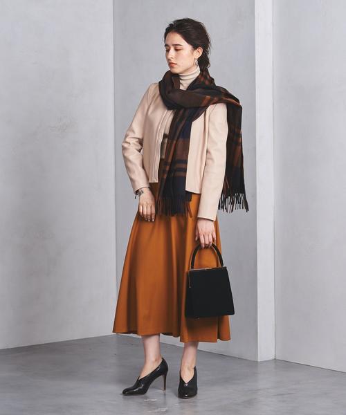 UNITED ARROWS（ユナイテッドアローズ）の「UBCB シープ レザージャケット（ブルゾン・レディース・ベージュ/ブラック・40/38/36）」の16枚目の写真