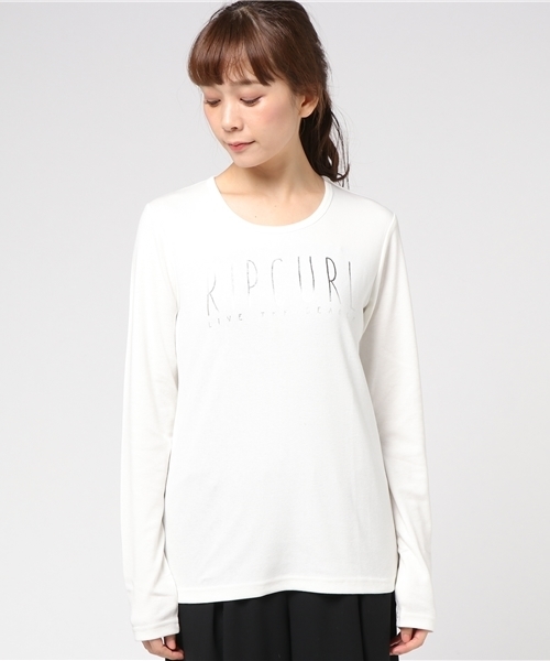 rip curl(リップカール)の「ロンT(Tシャツ/カットソー・レディース・ブラック×シルバー/ネイビー/ホワイト×シルバー・MEDIUM/LARGE)」の4枚目の写真
