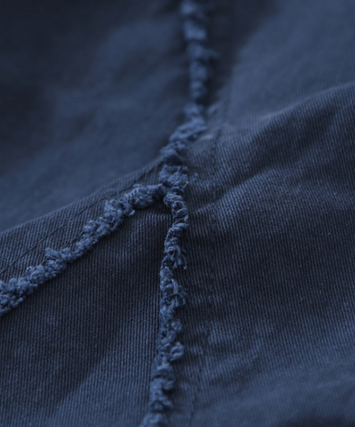 CUBE SUGAR(キューブシュガー)の「起毛ツイルリメイク風イージースカート(スカート・レディース・ネイビー/カーキ/イエロー・M)」の13枚目の写真