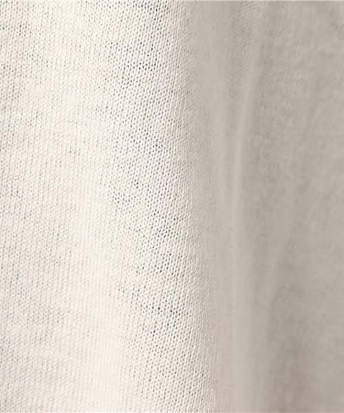 earth music&ecology（アースミュージックアンドエコロジー）の「・快適ニットドロップショルダープルオーバー（ニット/セーター・レディース・ブラック/ダークグリーン/パープル/アイボリー/杢グレー/キャメル・FREE）」の12枚目の写真