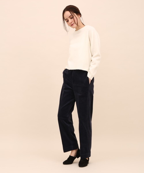 SALON adam et rope'(サロン アダム エ ロペ)の「7Wコーデュロイパンツ(その他パンツ・レディース・ベージュ/ネイビー/カーキ・S/M)」の6枚目の写真