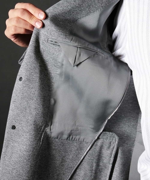 MICHEL KLEIN HOMME   （ミッシェルクランオム）の「バランサーキュラーオメガクロス（テーラードジャケット・メンズ・ネイビー/グレー・SMALL/MEDIUM/LARGE/X-LARGE/XX-LARGE）」の12枚目の写真