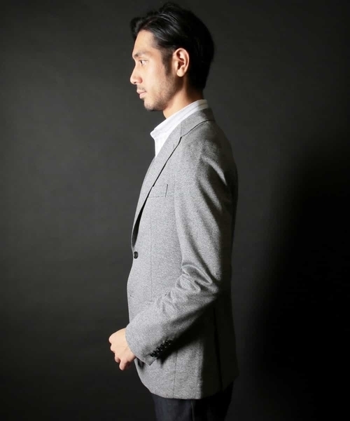 MICHEL KLEIN HOMME   （ミッシェルクランオム）の「バランサーキュラーオメガクロス（テーラードジャケット・メンズ・ネイビー/グレー・SMALL/MEDIUM/LARGE/X-LARGE/XX-LARGE）」の11枚目の写真