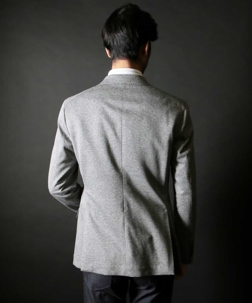 MICHEL KLEIN HOMME   （ミッシェルクランオム）の「バランサーキュラーオメガクロス（テーラードジャケット・メンズ・ネイビー/グレー・SMALL/MEDIUM/LARGE/X-LARGE/XX-LARGE）」の10枚目の写真