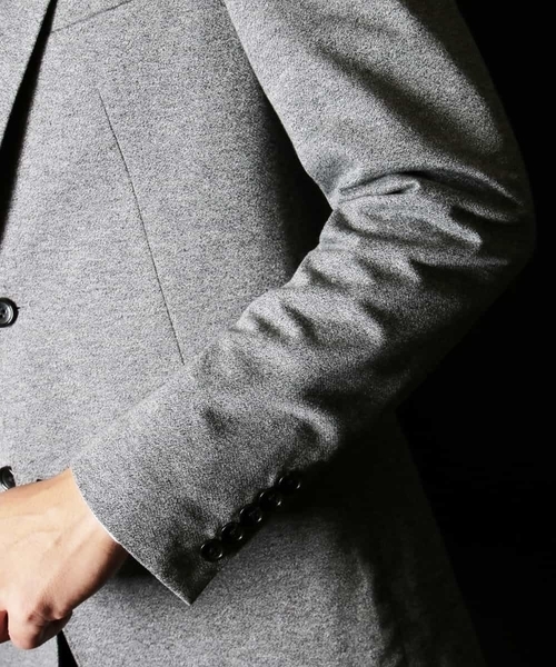 MICHEL KLEIN HOMME   （ミッシェルクランオム）の「バランサーキュラーオメガクロス（テーラードジャケット・メンズ・ネイビー/グレー・SMALL/MEDIUM/LARGE/X-LARGE/XX-LARGE）」の8枚目の写真