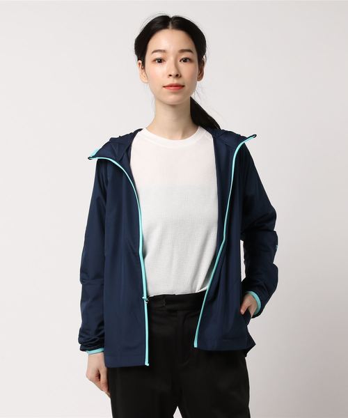 UNDER ARMOUR(アンダーアーマー)の「レディース トレーニングパーカー / ウーブンフルジップフーディー(その他アウター・レディース・ブラック/ネイビー/コーラルピンク・L/M/S/XL)」の2枚目の写真