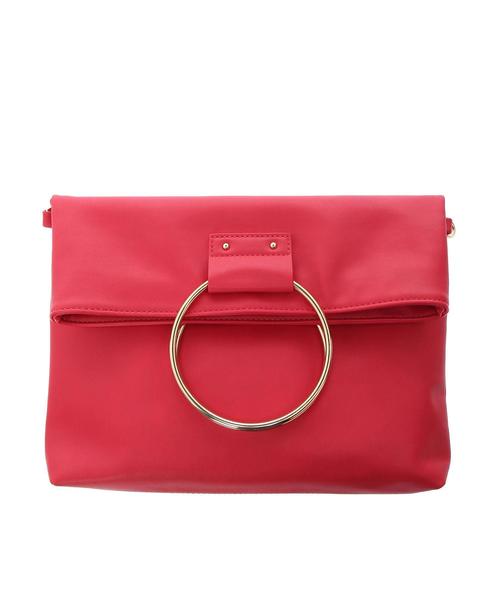 YECCA VECCA（イェッカヴェッカ）の「3wayリングバッグ（ハンドバッグ・レディース・ブラック/イエロー/レッド/シルバー・FREE）」の7枚目の写真