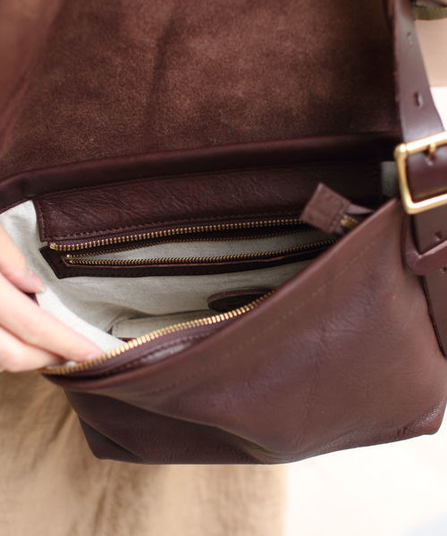 SLOW rubono flap shoulder bag ショルダーバッグ SLOW（スロウ）の「SLOW/ スロウ FLAP SHOULDER 〔rubono