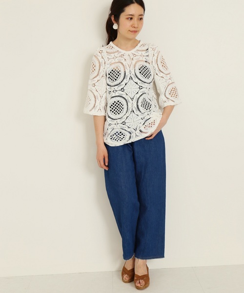 IENA（イエナ）の「GAIMO オープントウスエードウエッジサンダル◆（サンダル・レディース・パープル/ブラック/キャメル・37/35/38/36）」の18枚目の写真