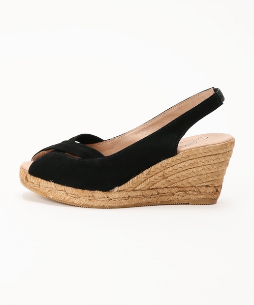 IENA（イエナ）の「GAIMO オープントウスエードウエッジサンダル◆（サンダル・レディース・パープル/ブラック/キャメル・37/35/38/36）」の20枚目の写真