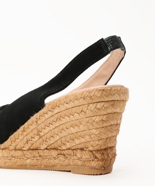 IENA（イエナ）の「GAIMO オープントウスエードウエッジサンダル◆（サンダル・レディース・パープル/ブラック/キャメル・37/35/38/36）」の22枚目の写真