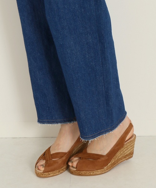 IENA（イエナ）の「GAIMO オープントウスエードウエッジサンダル◆（サンダル・レディース・パープル/ブラック/キャメル・37/35/38/36）」の14枚目の写真