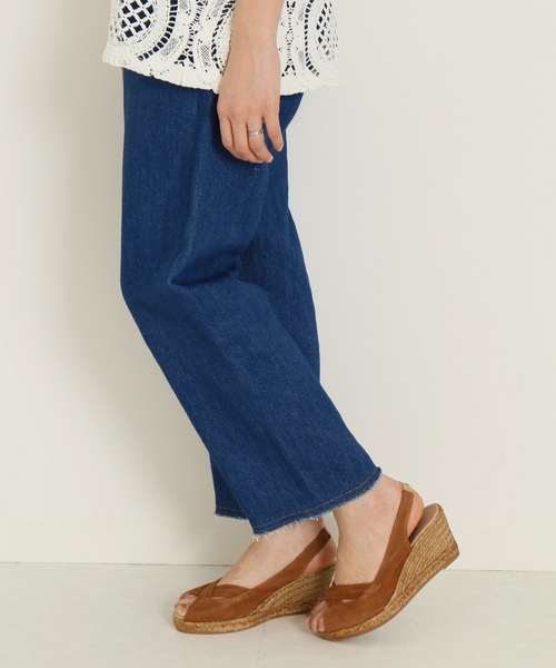 IENA（イエナ）の「GAIMO オープントウスエードウエッジサンダル◆（サンダル・レディース・パープル/ブラック/キャメル・37/35/38/36）」の15枚目の写真