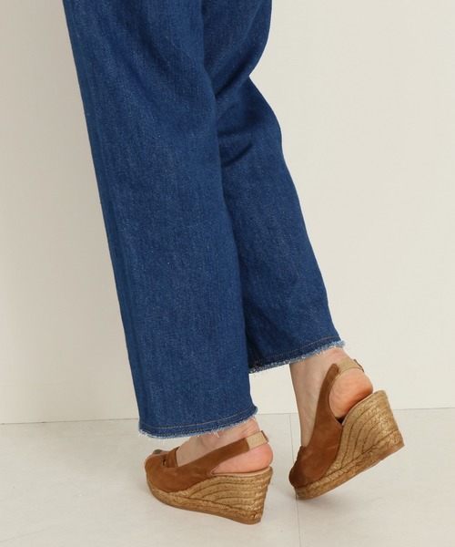 IENA（イエナ）の「GAIMO オープントウスエードウエッジサンダル◆（サンダル・レディース・パープル/ブラック/キャメル・37/35/38/36）」の17枚目の写真