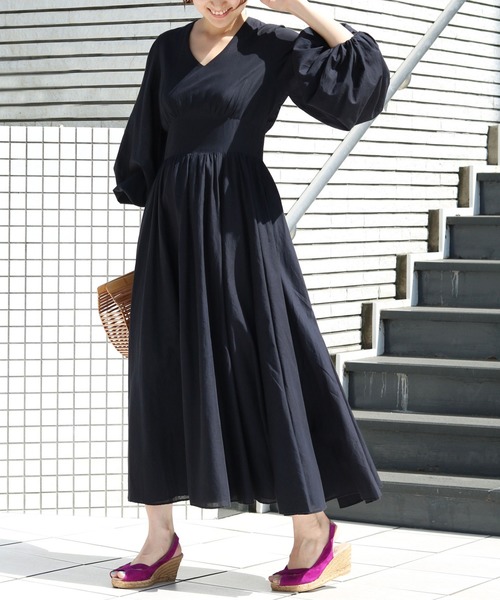 IENA（イエナ）の「GAIMO オープントウスエードウエッジサンダル◆（サンダル・レディース・パープル/ブラック/キャメル・37/35/38/36）」の5枚目の写真