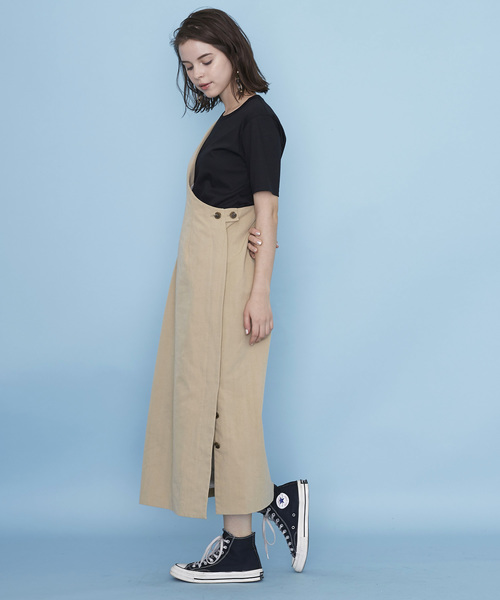 UNITED TOKYO（ユナイテッドトウキョウ）の「ワンショルダーワンピース（ワンピース・レディース・ベージュ/ネイビー/ブラウン・1）」の9枚目の写真