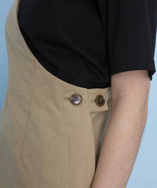 UNITED TOKYO（ユナイテッドトウキョウ）の「ワンショルダーワンピース（ワンピース・レディース・ベージュ/ネイビー/ブラウン・1）」の5枚目の写真