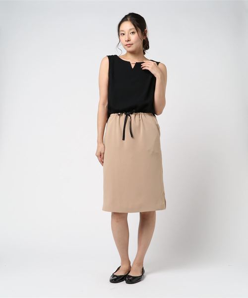 Jusglitty ジャスグリッティー の ドロストノースリゆるワンピース ワンピース Wear