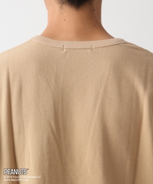 RAGEBLUE(レイジブルー)の「【PEANUTS/ピーナッツ】鹿の子Tシャツ/804439(Tシャツ/カットソー・メンズ・ホワイト/ブラック/ベージュ/ネイビー・SMALL/MEDIUM/LARGE)」の13枚目の写真