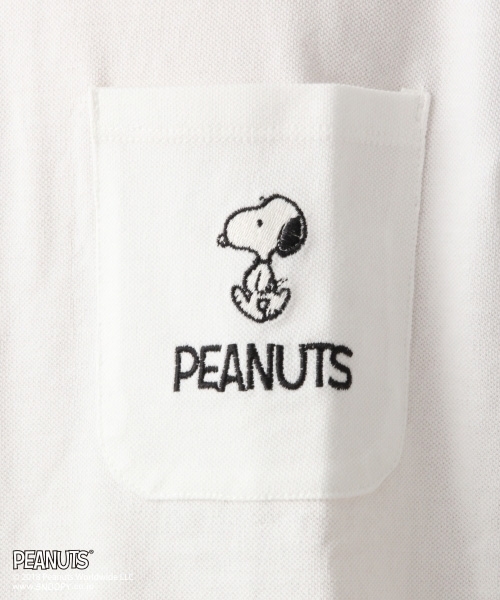 RAGEBLUE(レイジブルー)の「【PEANUTS/ピーナッツ】鹿の子Tシャツ/804439(Tシャツ/カットソー・メンズ・ホワイト/ブラック/ベージュ/ネイビー・SMALL/MEDIUM/LARGE)」の14枚目の写真