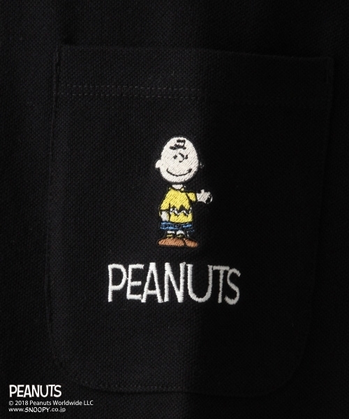 RAGEBLUE(レイジブルー)の「【PEANUTS/ピーナッツ】鹿の子Tシャツ/804439(Tシャツ/カットソー・メンズ・ホワイト/ブラック/ベージュ/ネイビー・SMALL/MEDIUM/LARGE)」の15枚目の写真